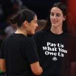 Caitlin Clark, WNBA All-Stars wear ‘Pay Us What You Owe Us’ shirts