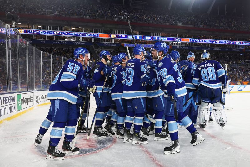 Lightning’s Stadium Series win vs. Boston features rally, goalie fight