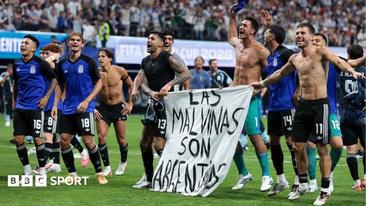 World Cup 2026: Argentina could face disciplinary action for displaying Falklands banner after beating England
