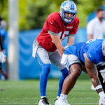 After arriving in David Montgomery trade, Juice Scruggs is Lions' starting center