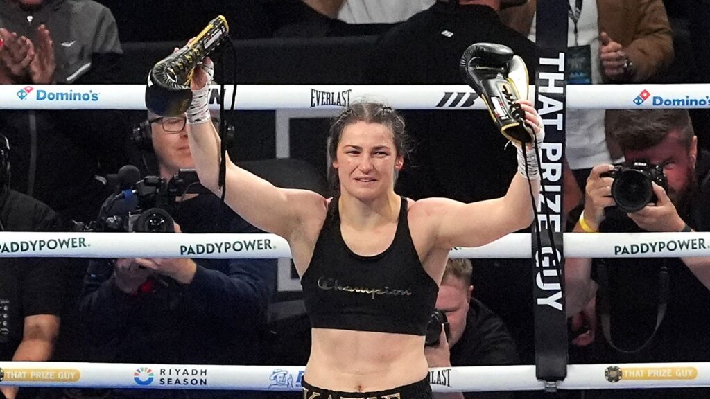 Katie Taylor ecstatic after beating Flora Pili to make perfect end to ‘dream career’ at Dublin's Croke Park | Boxing News