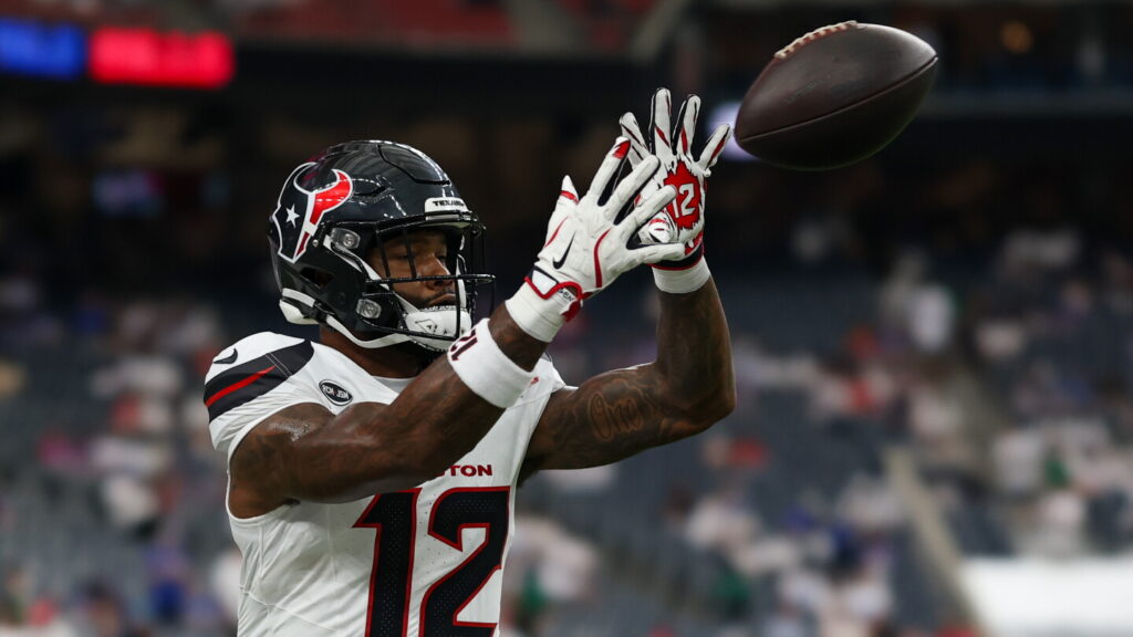 Nico Collins hurt his hamstring in Wednesday's practice
