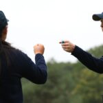 Nelly Korda and Allisen Corpuz made history during the Friday foursomes at the Solheim Cup